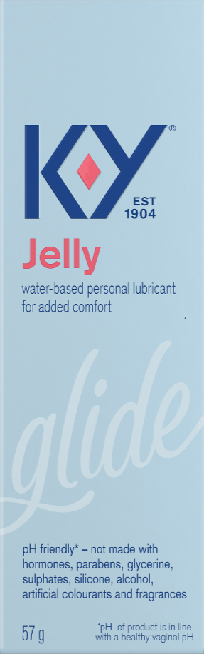 The front of K-Y® Lubricant - Gel box