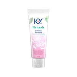 Front facing packshot of K-Y® Lubricant - Naturals® Sensitive Gel 