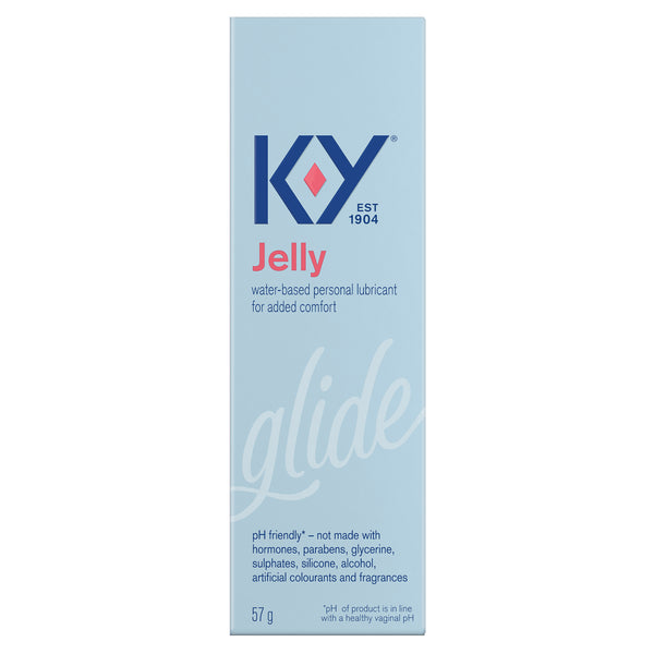 Front side packshot of K-Y® Lubrciant - Gel 57g / Lubrifiant K-Yᴹᴰ - Gel 57 g