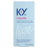  Vue arrière d’une bouteille de lubrifiant K-Yᴹᴰ — Liquide placée en angle