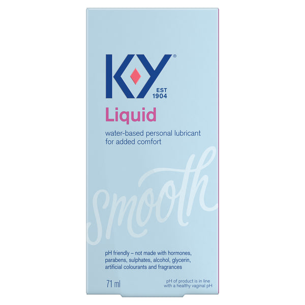 The front of K-Y® Lubricant - Liquid box