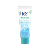 K-Y® LUBRICANT - Naturals® Moisture+ Intimate Gel angled its front side