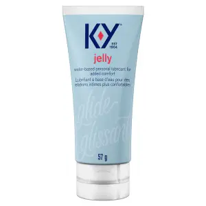 Front of K-Y Lubricant - Gel 57 g bottle/Avant d’un flacon de lubrifiant K-Y — Gel (57 g)