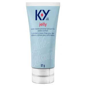 Front of K-Y Lubricant - Gel 57 g bottle/Avant d’un flacon de lubrifiant K-Y — Gel (57 g)