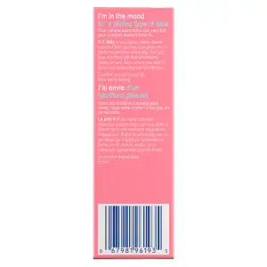 Right side of K-Y Lubricant - Gel 57 g box/Côté droit d’une boîte de lubrifiant K-Y — Gel (57 g)